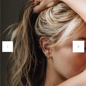 14K Gold Filled Hinged Hoops from a Gems & Juniper